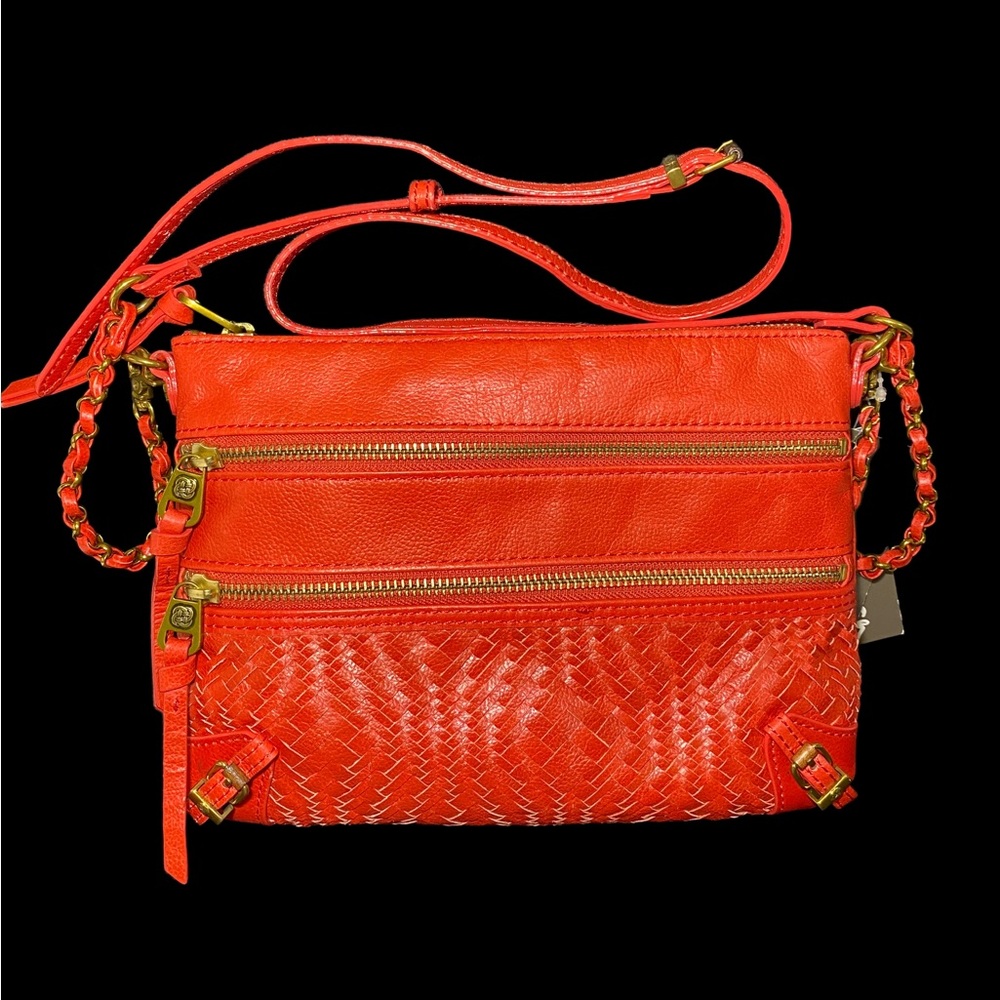 Elliott Lucca “Bali 89” Woven‎ Leather Cros…